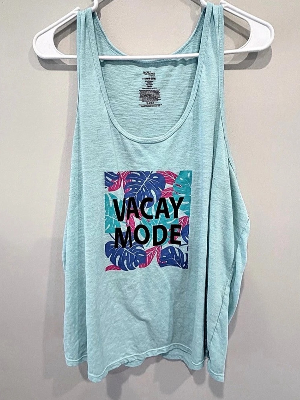 Secret Treasures Vacay Mode tank top Graphic Tank Top 2X